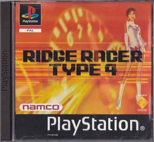 Ridge Racer Type 4 + Hi-spec demo - PS1 (B Grade) (Genbrug)
